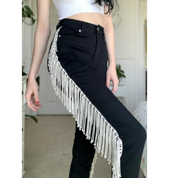 rhinestone skinny jeans