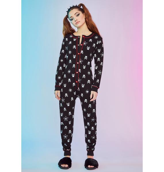 Dolls Kill x Tokidoki Adios Star Thermal Onesie Dolls Kill