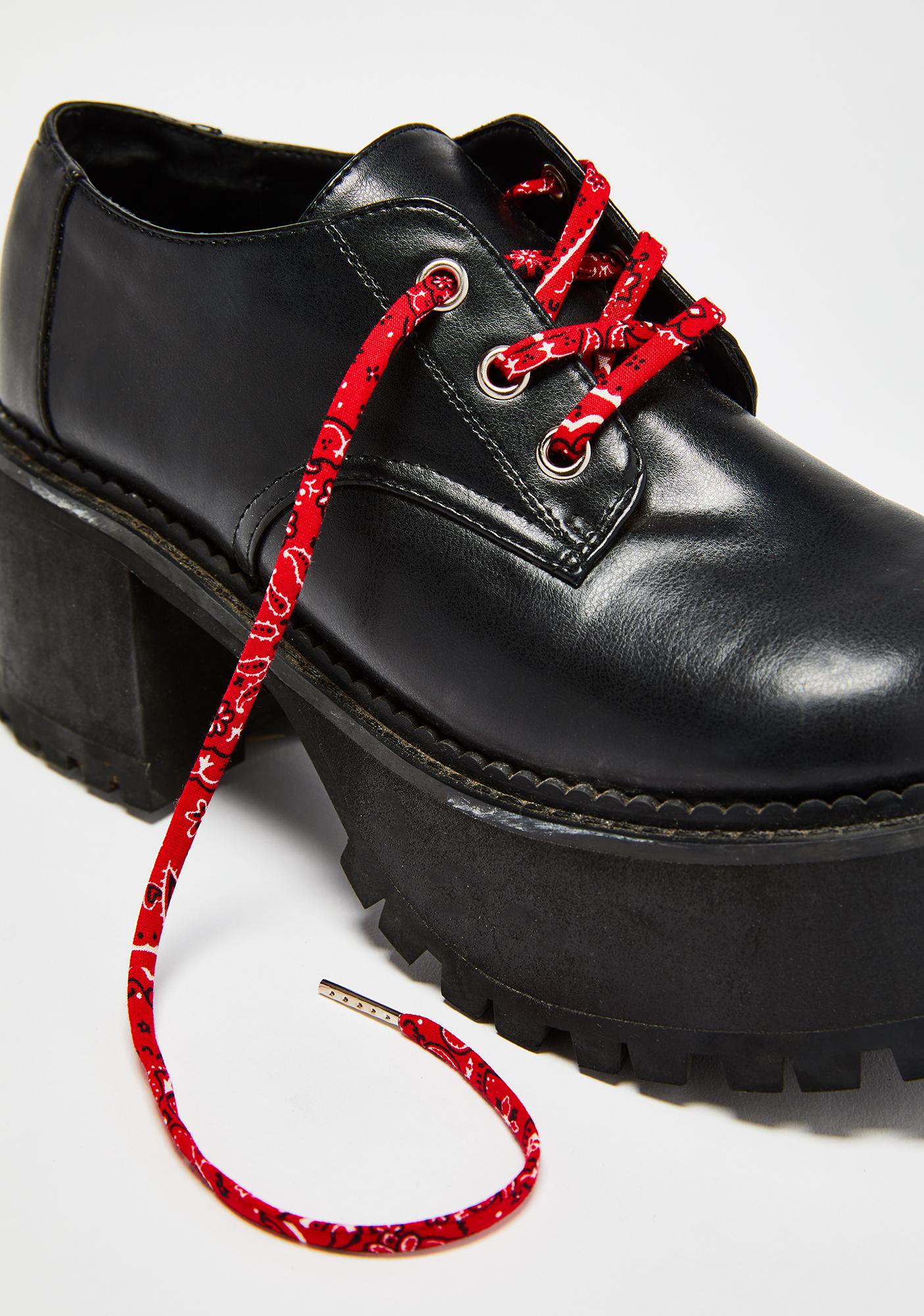 bandana shoe laces