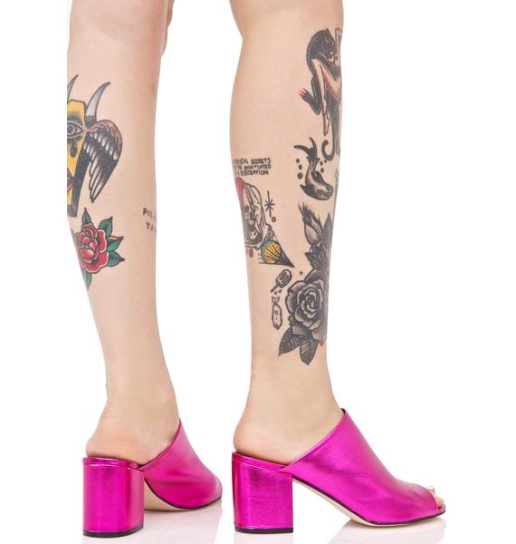 steve madden mules pink