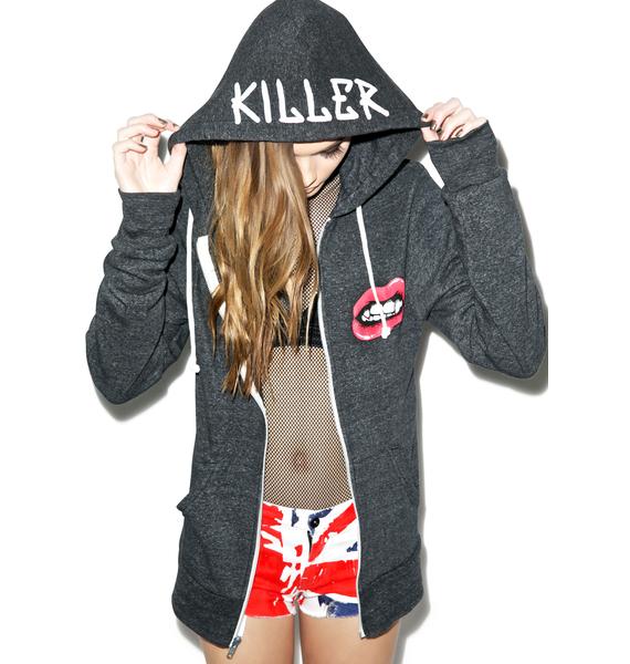 Kill Brand Top Killer Zip Up Hoodie Dolls Kill