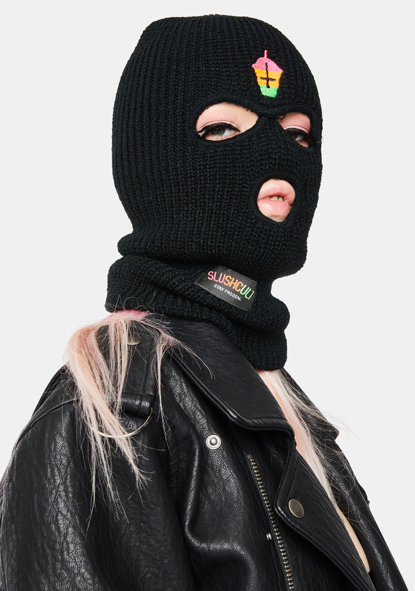 Slushcult Black Not For Skiing Mask Dolls Kill