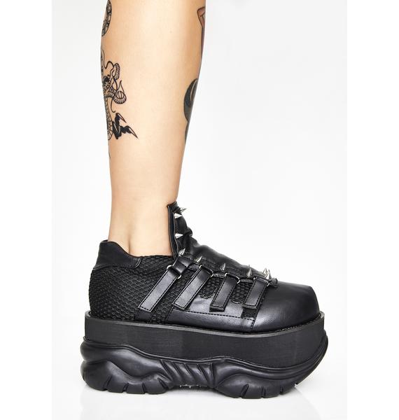 Demonia Punk Neptune Platform Sneakers | Dolls Kill