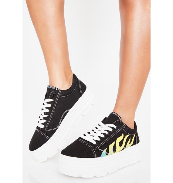 koi footwear white platform sneakers