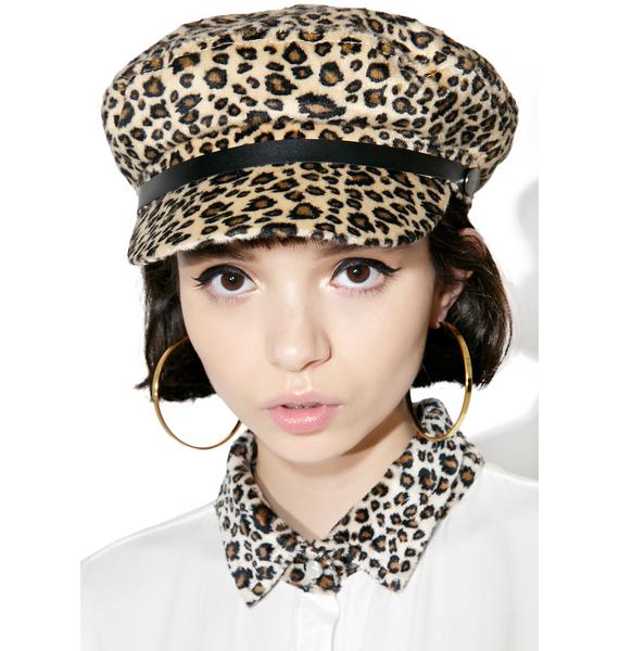 Valfré Leopard Toni Page Boy Hat Dolls Kill