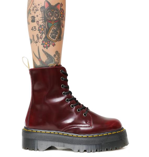 dr martens platform vegan