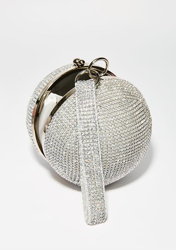 silver ball purse