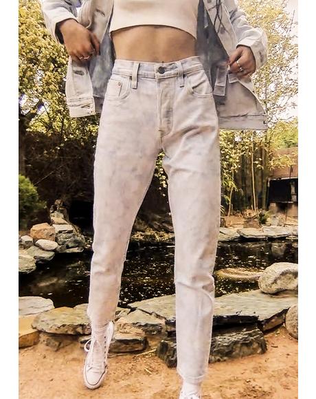 Tip Of The Iceberg 501 Skinny Jeans