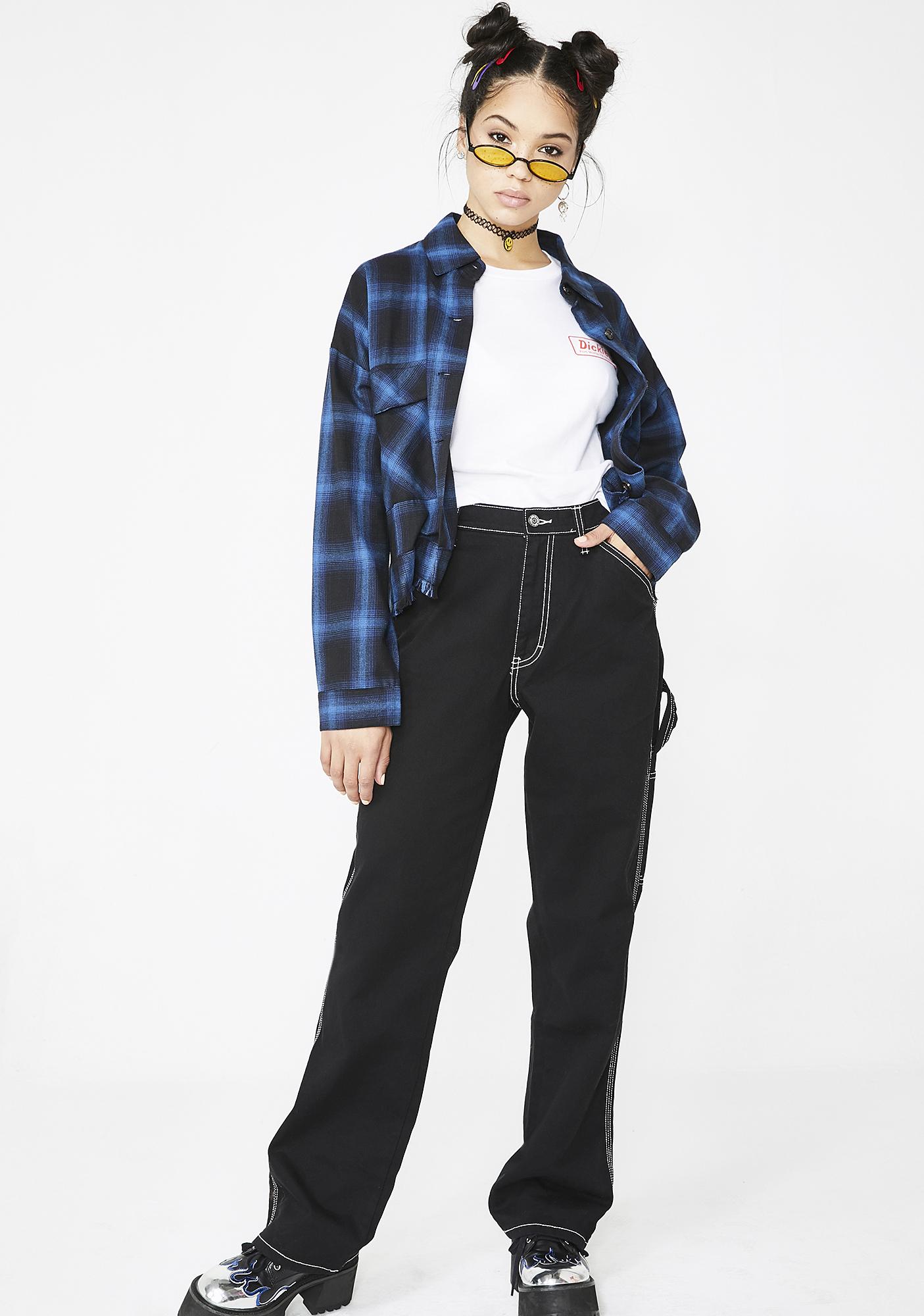 dickies girl midnight carpenter pants
