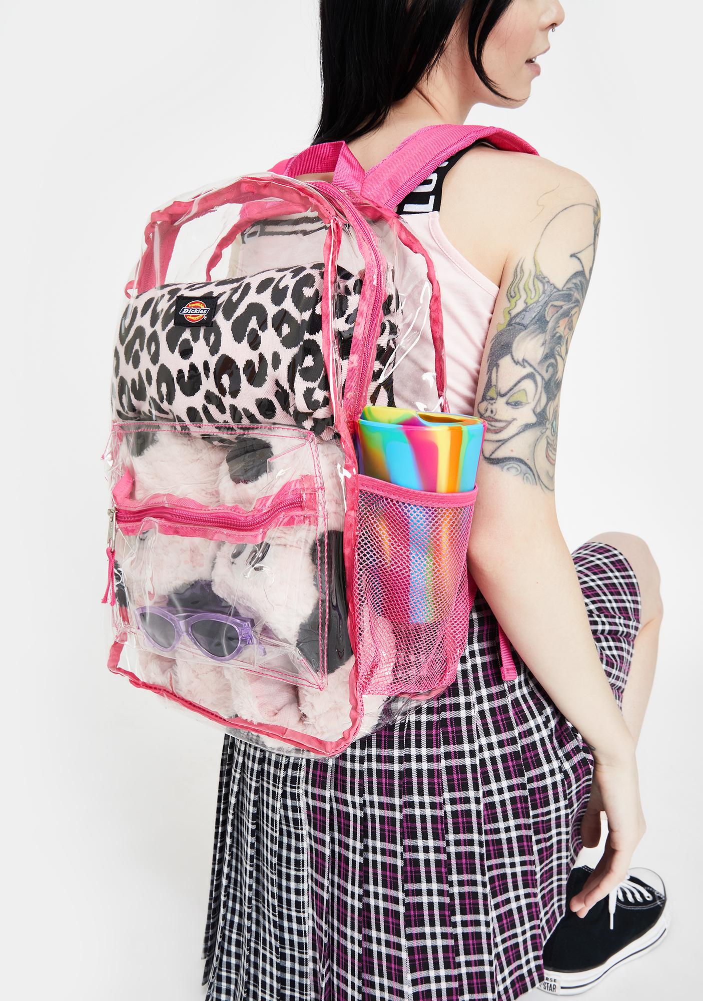dickies clear backpack
