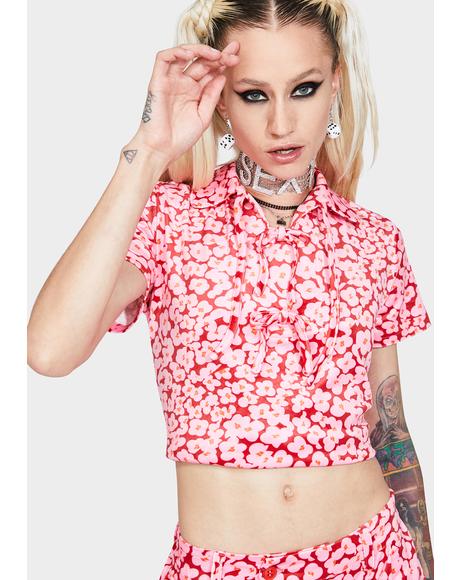 Original Floral Crop Top