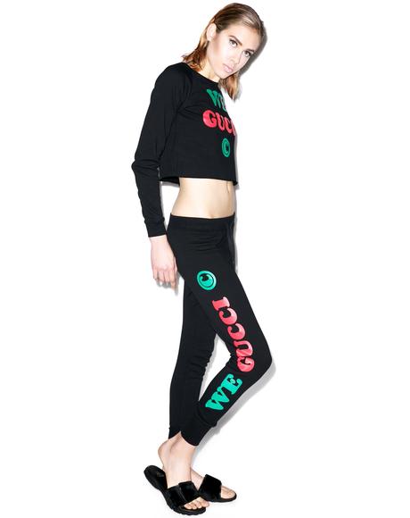 gucci sweatpants outfit