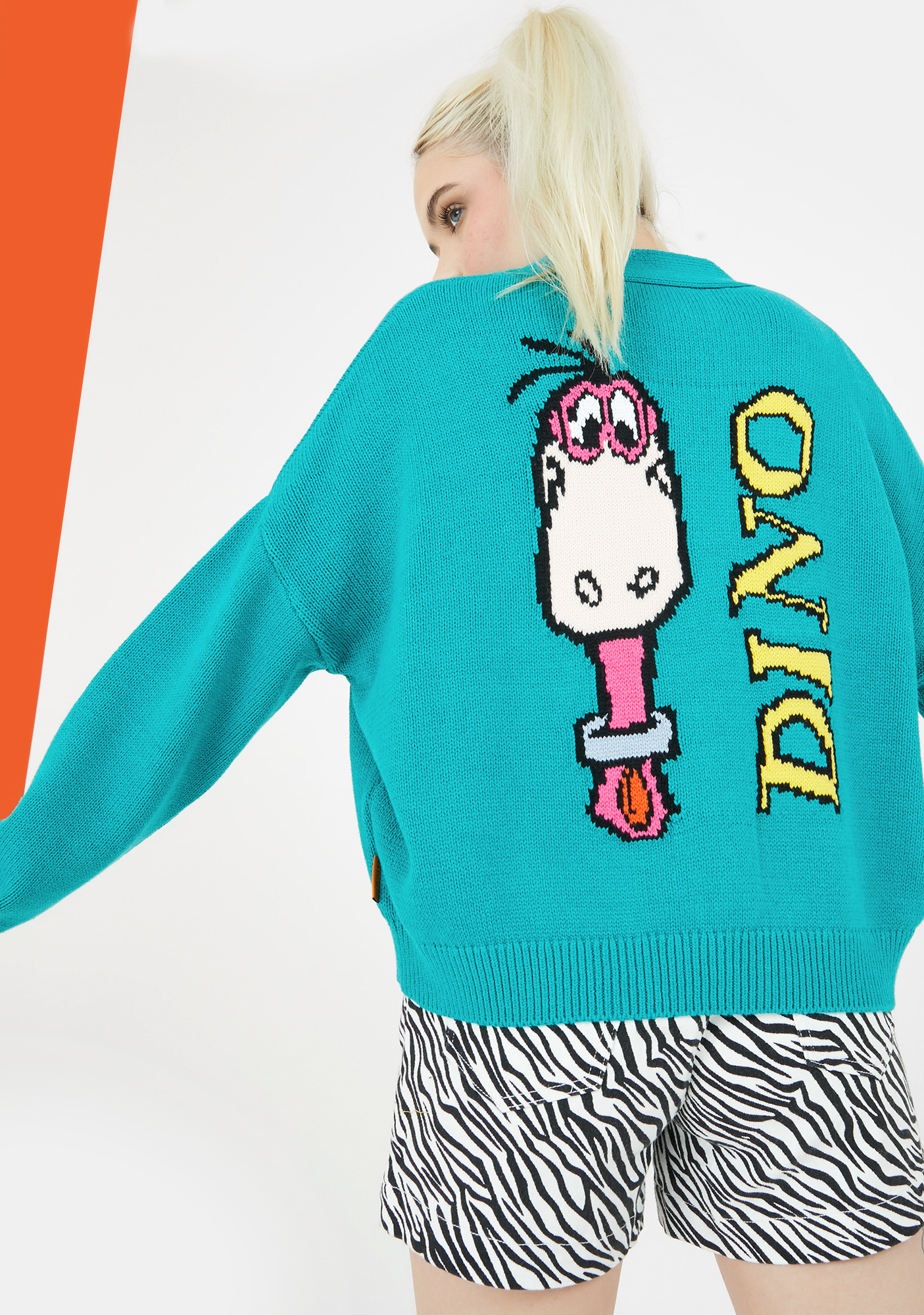 lazy oaf flintstones cardigan