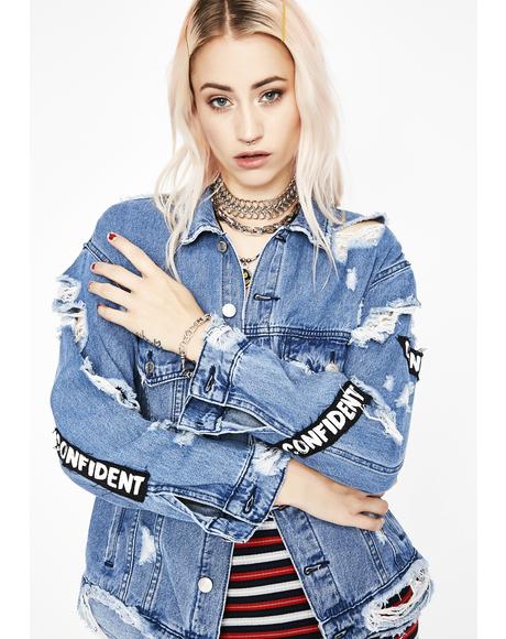 Stuntin' On 'Em Distressed Jacket