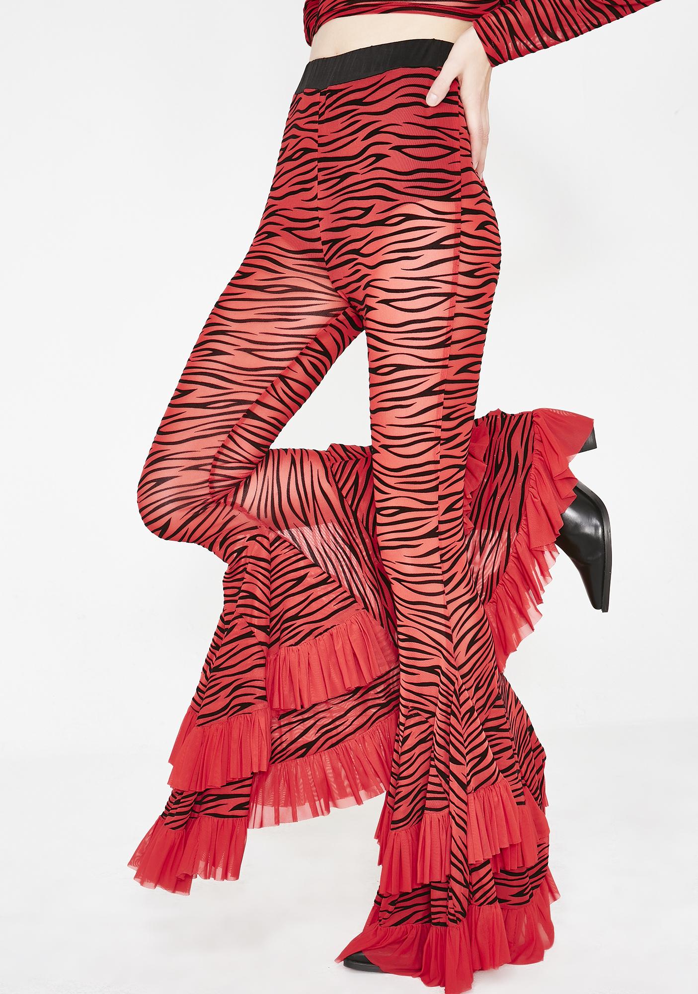 zebra flares outfit