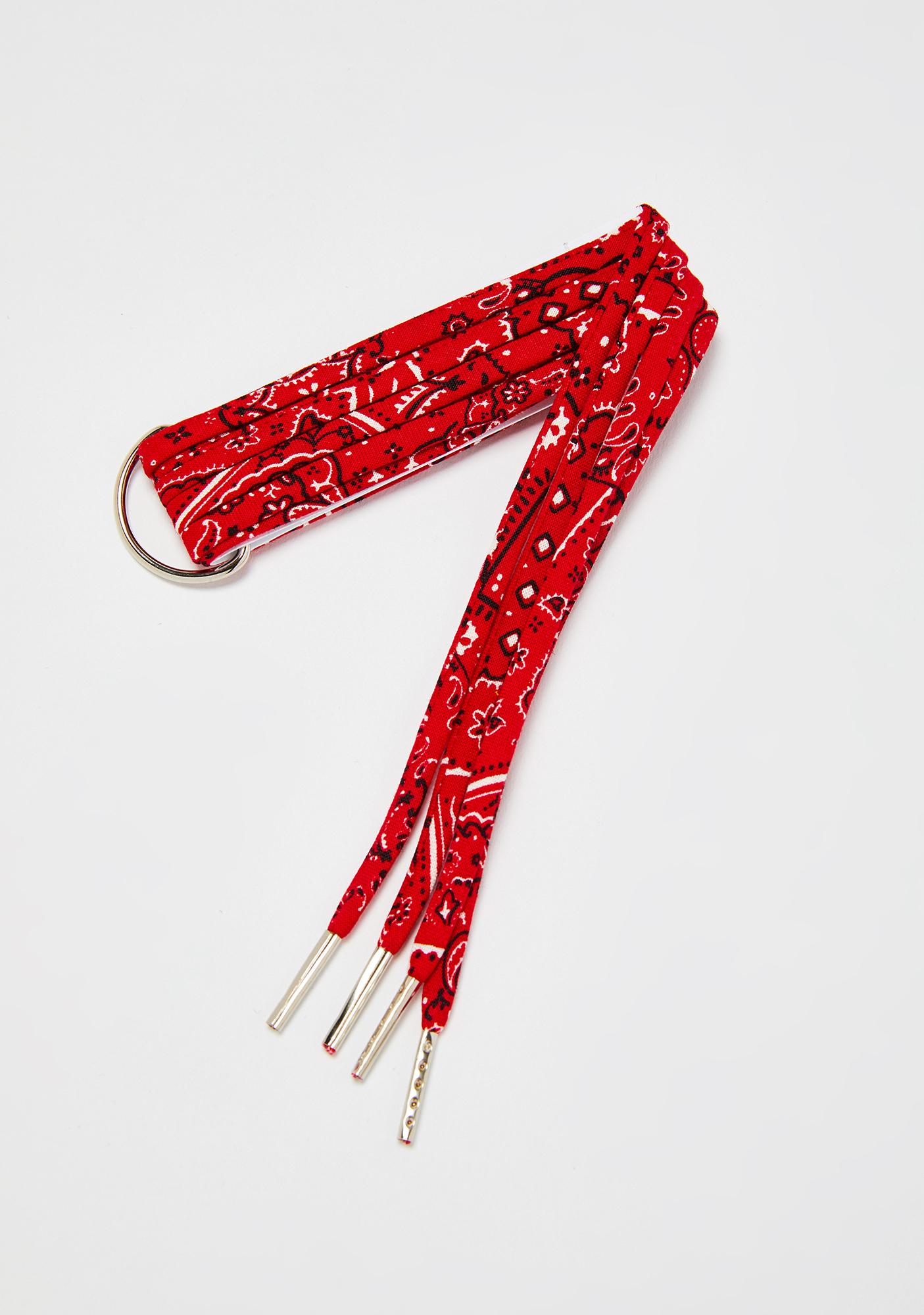 Cute Laces Red Bandana Shoelaces 