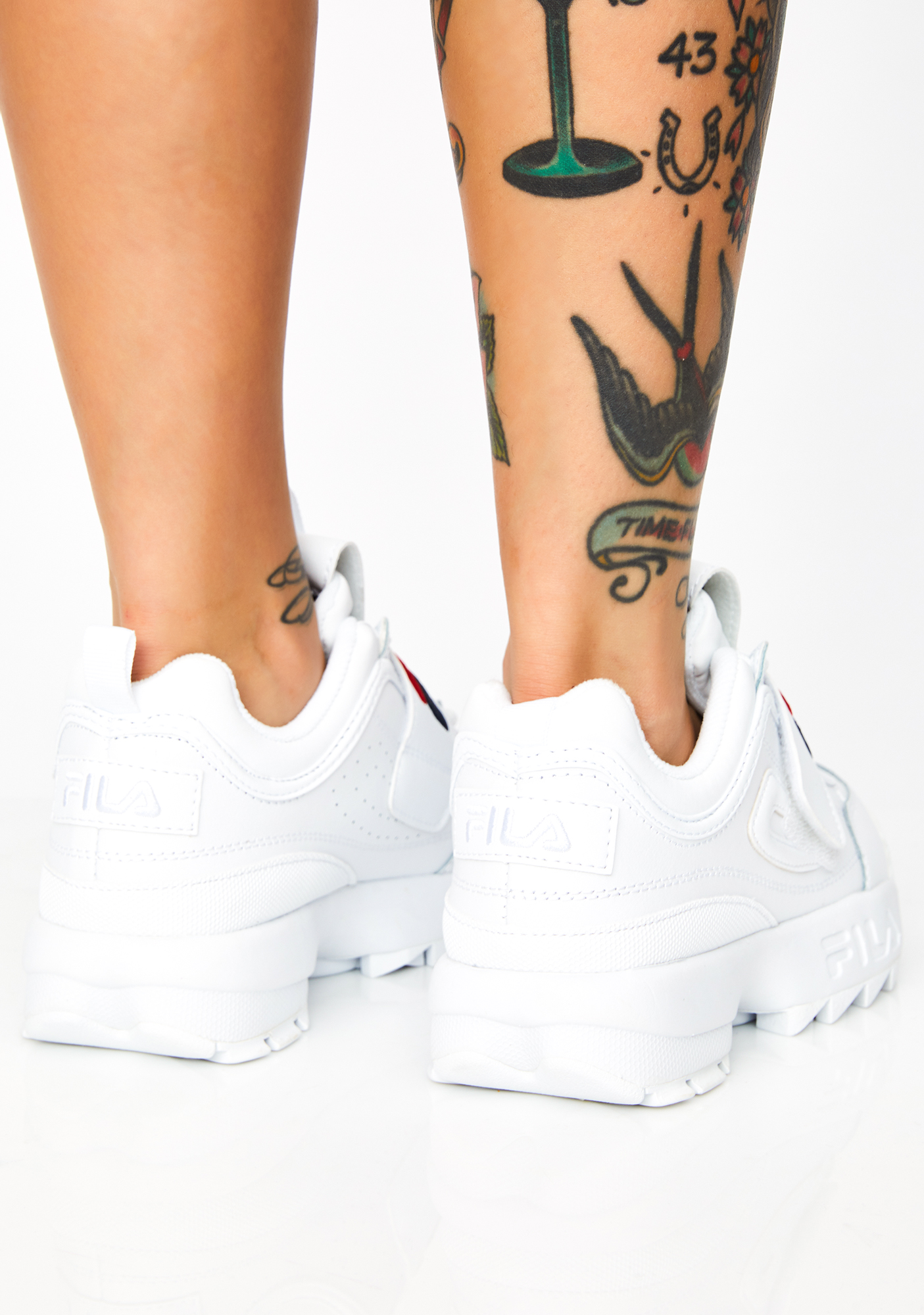 disruptor ii premium applique sneakers