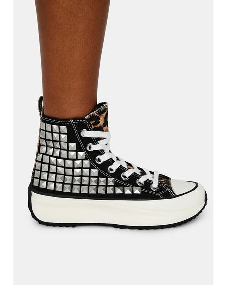 checkered fila shoes