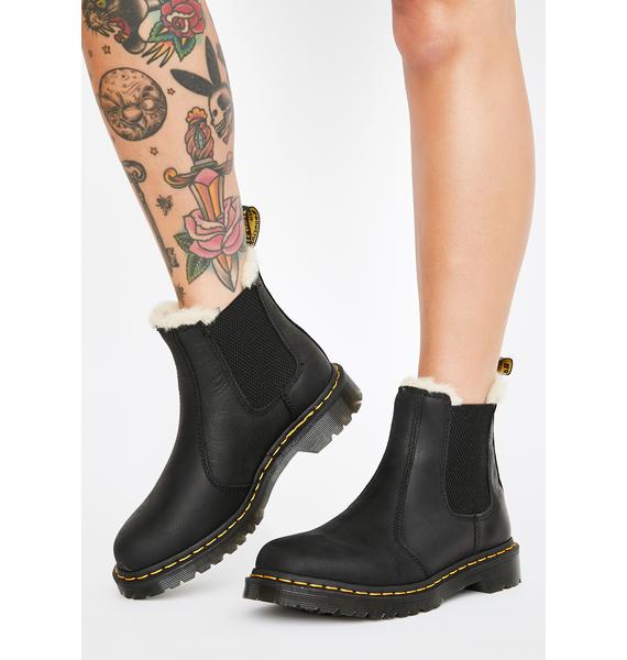 dr martens leonore fur lined