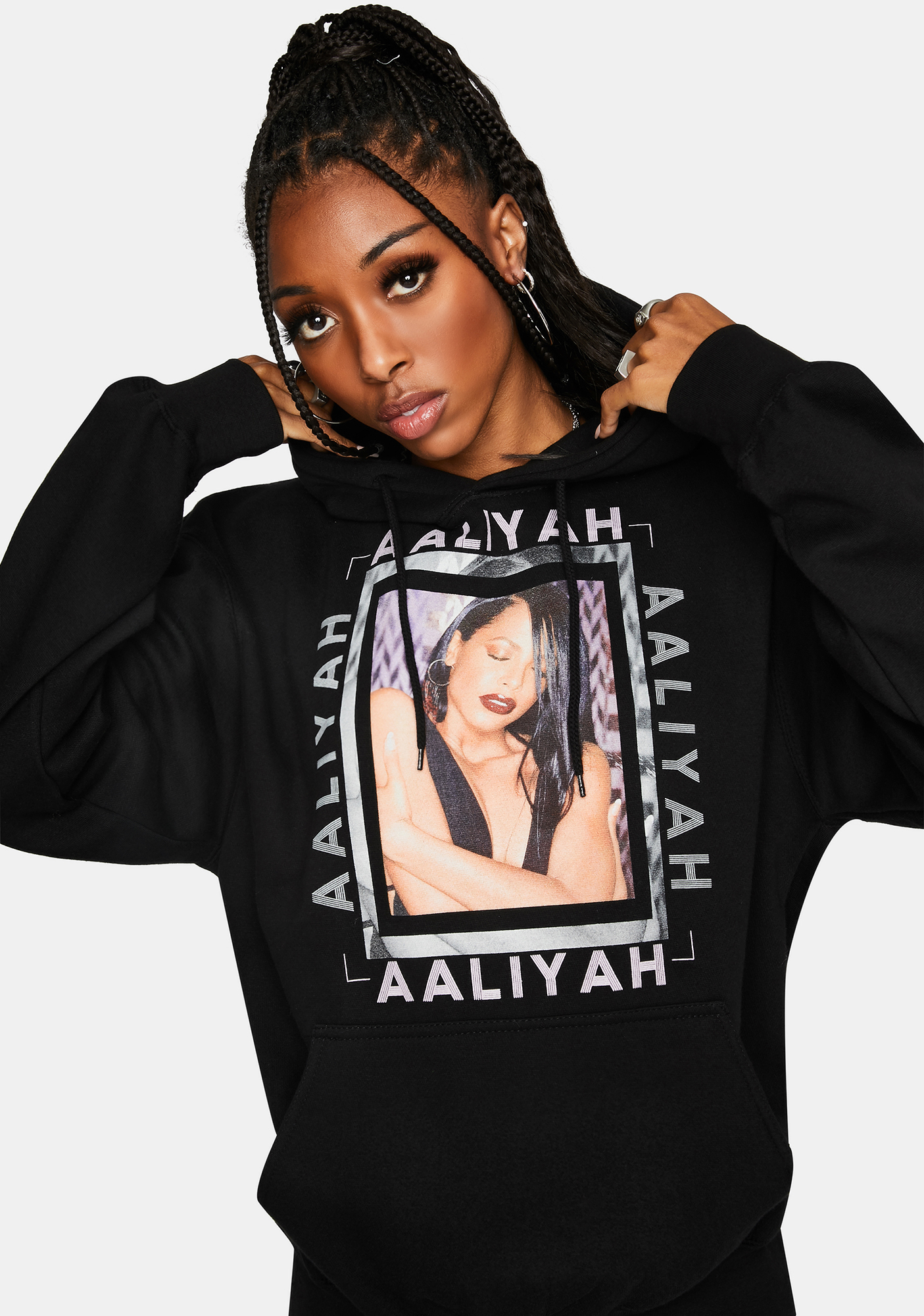 Cross Colours Aaliyah Hug Pullover Hoodie | Dolls Kill