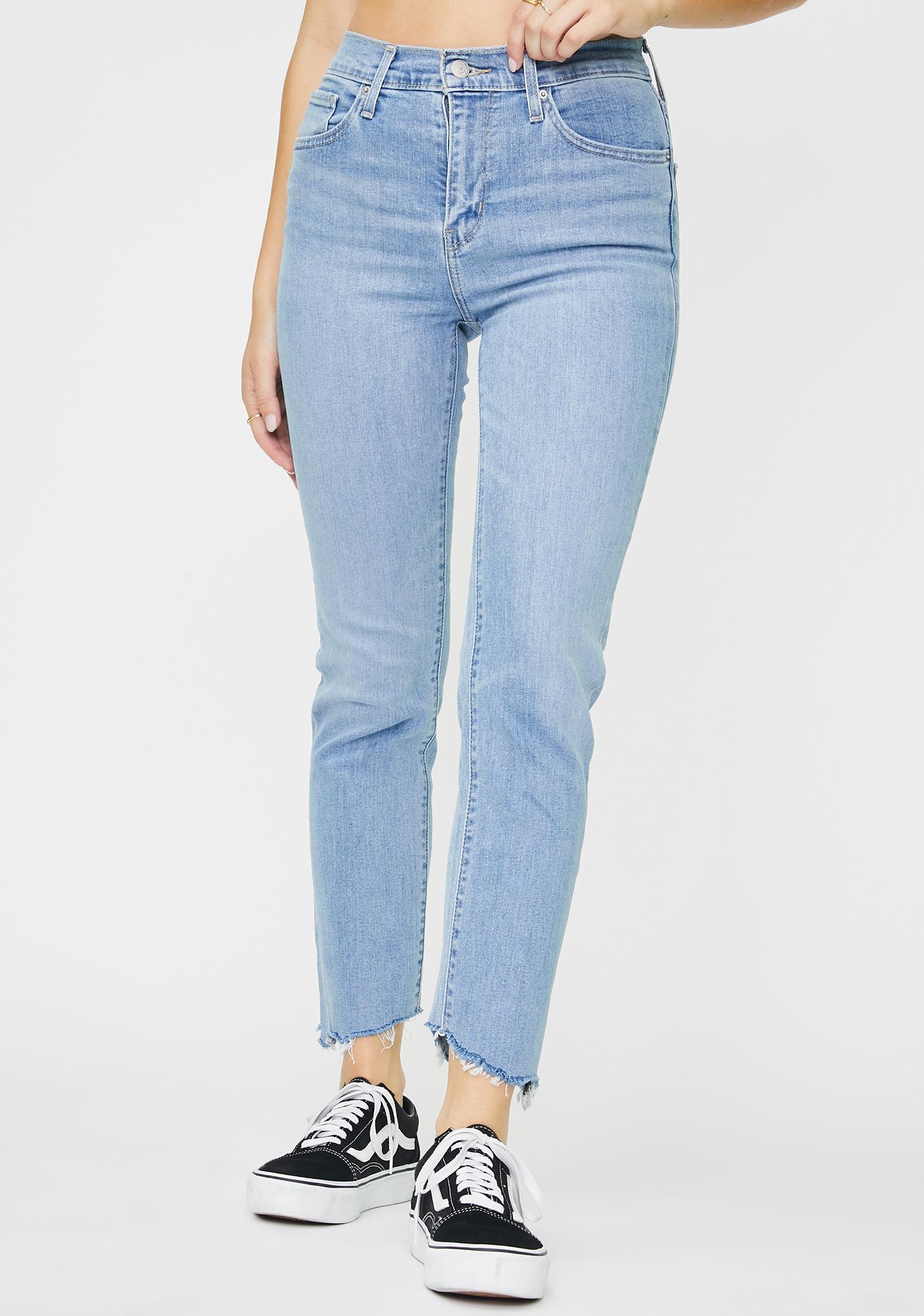 724 high rise straight crop jeans