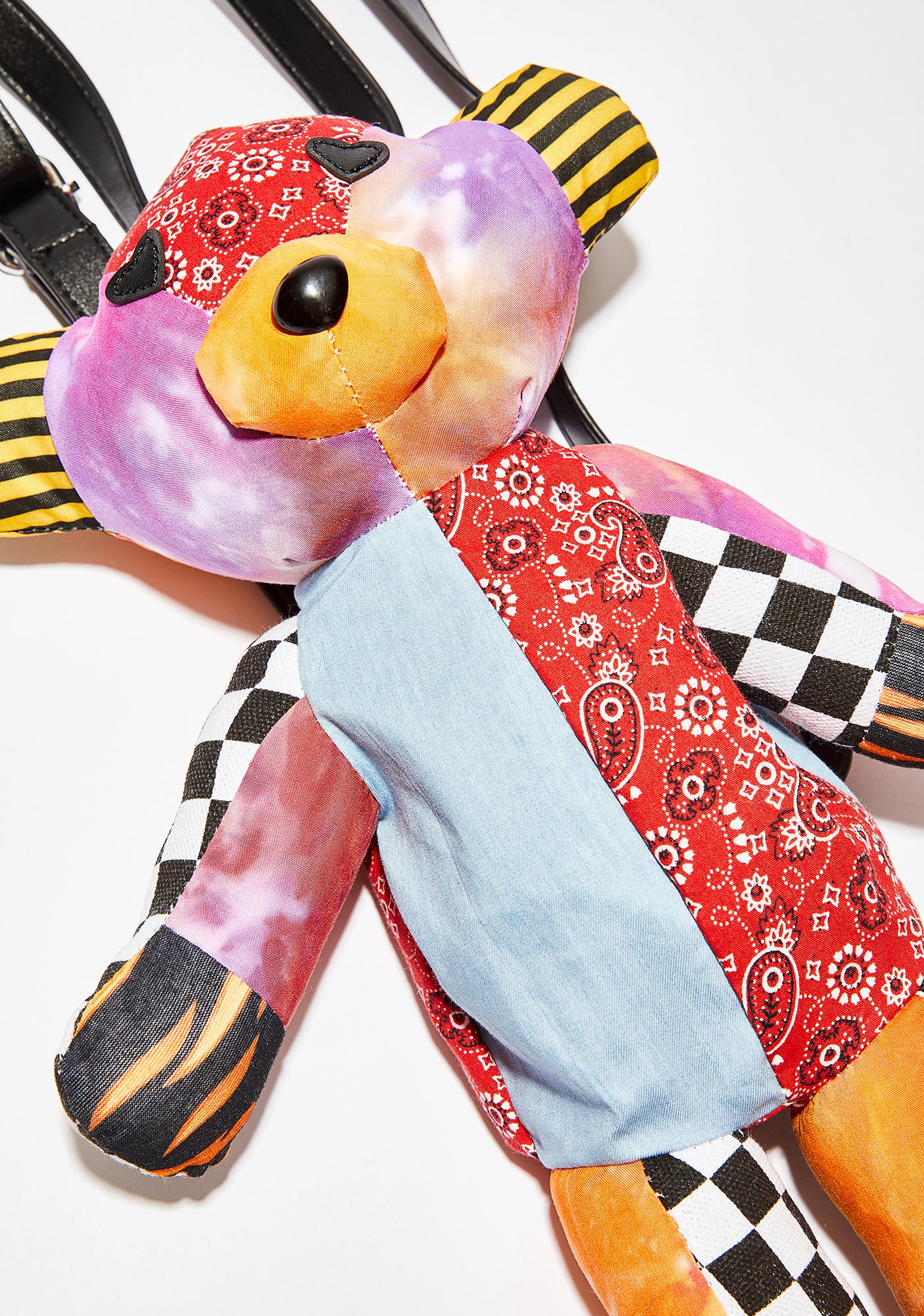 patched up teddy bear