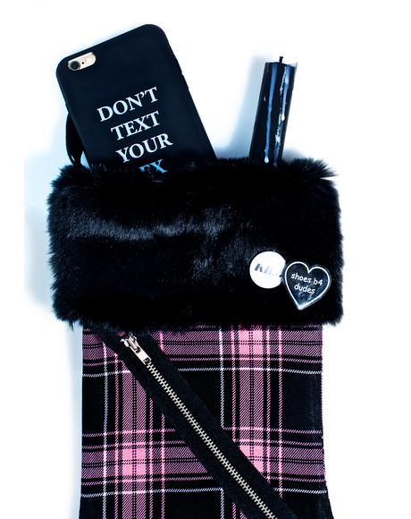 Electric Anti Plaid Stocking