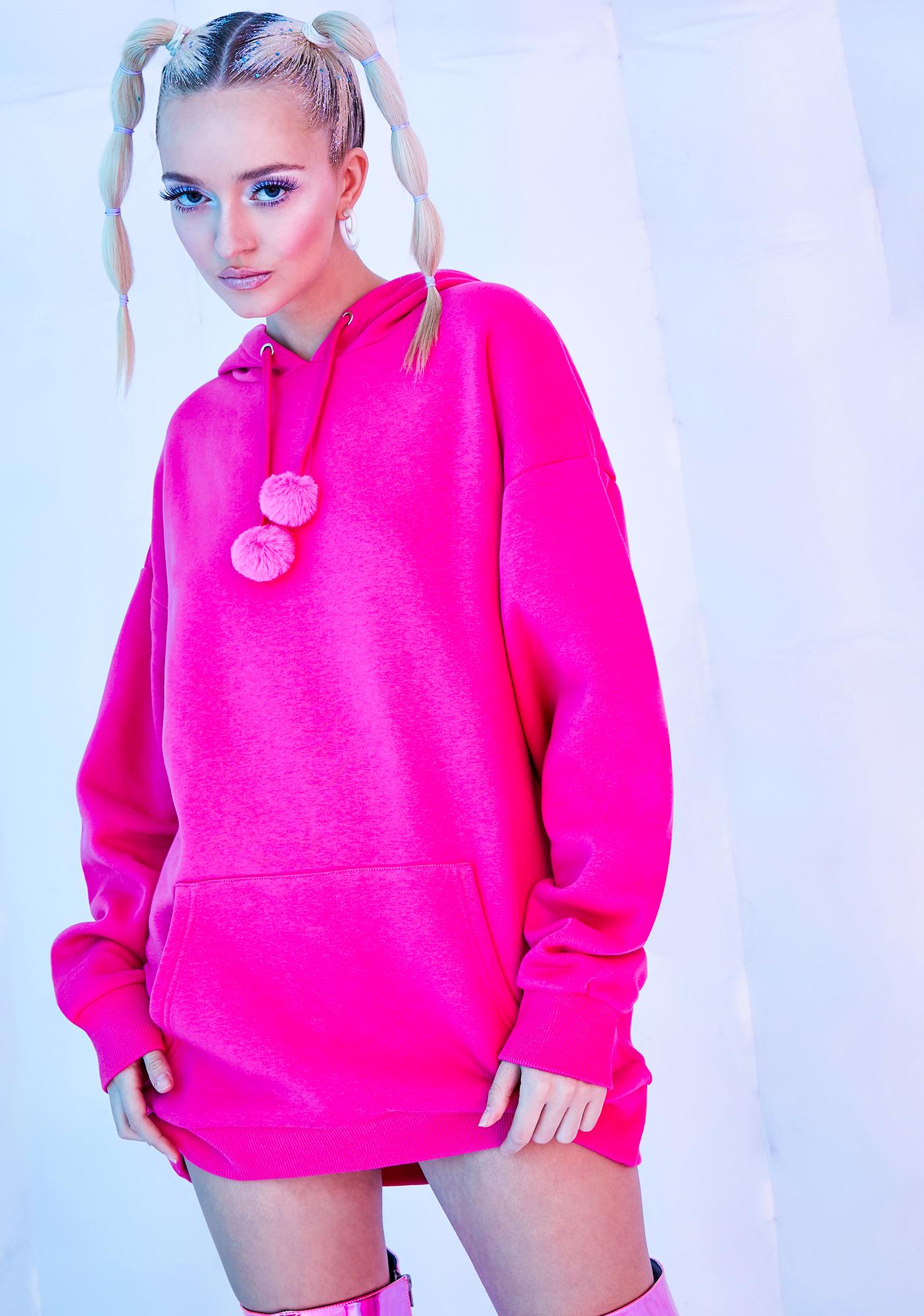 neon oversized sweatshirt