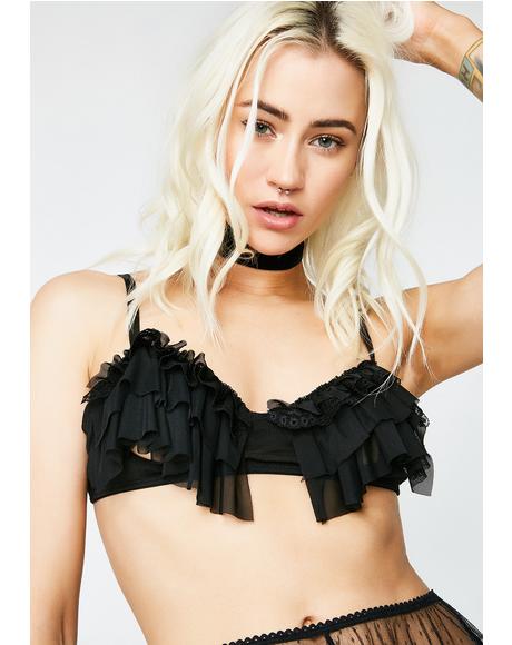 Take A Peek Ruffle Bra