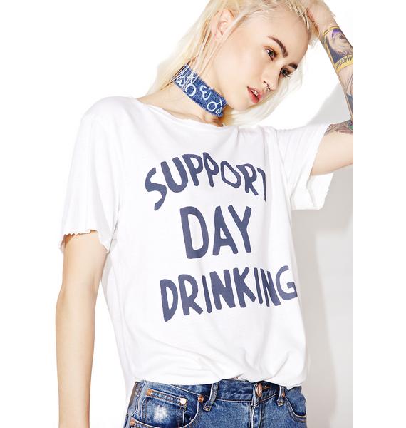 Junk Food Clothing Support Day Drinking Tee | Dolls Kill