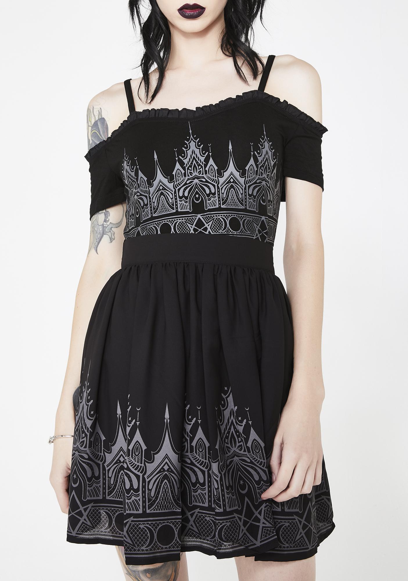 killstar duchess skater dress