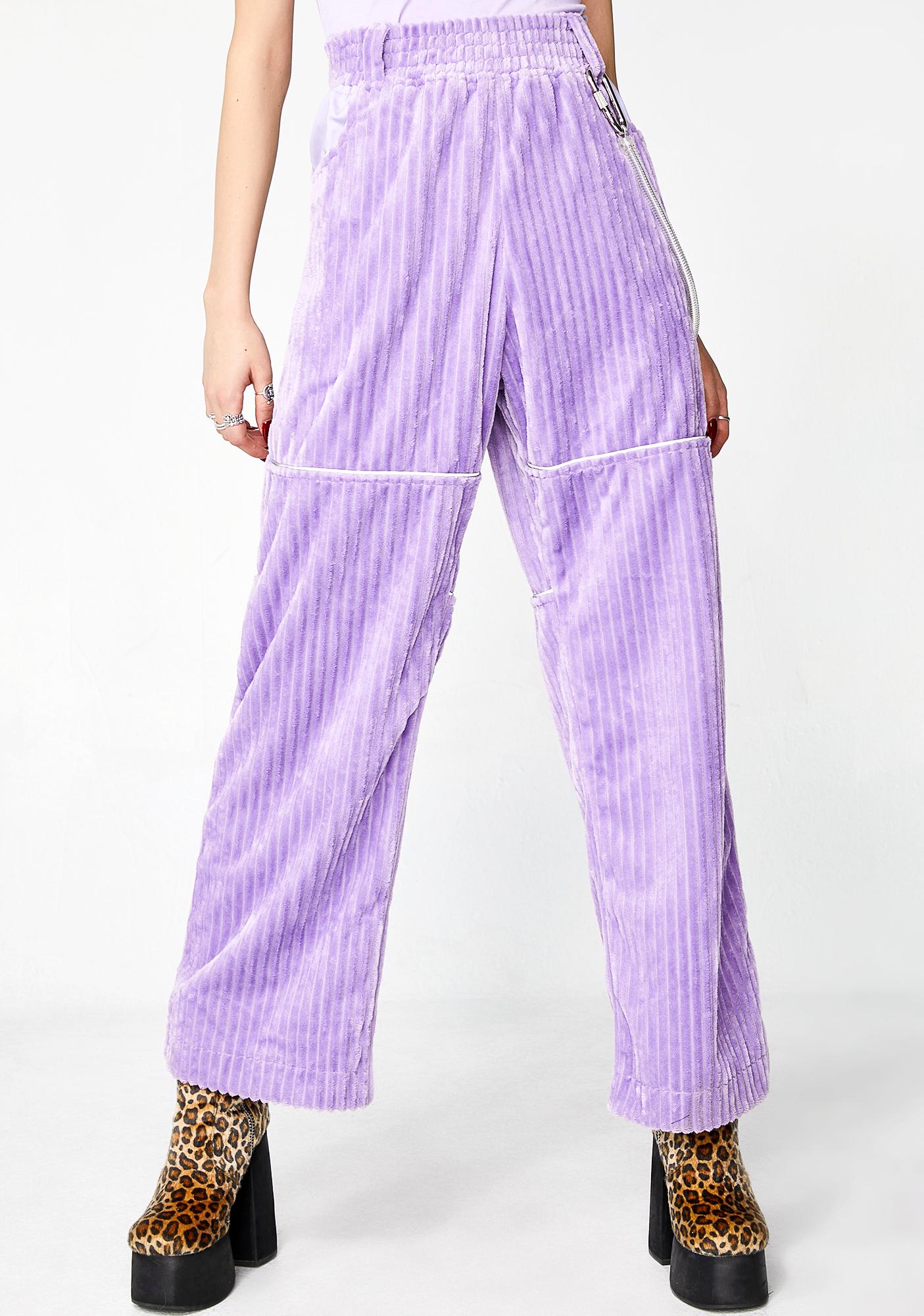 lilac corduroy jeans