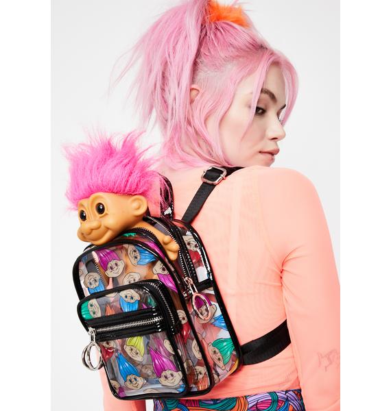 Good Luck Trolls x Dolls Kill Troll Clear Backpack Dolls Kill