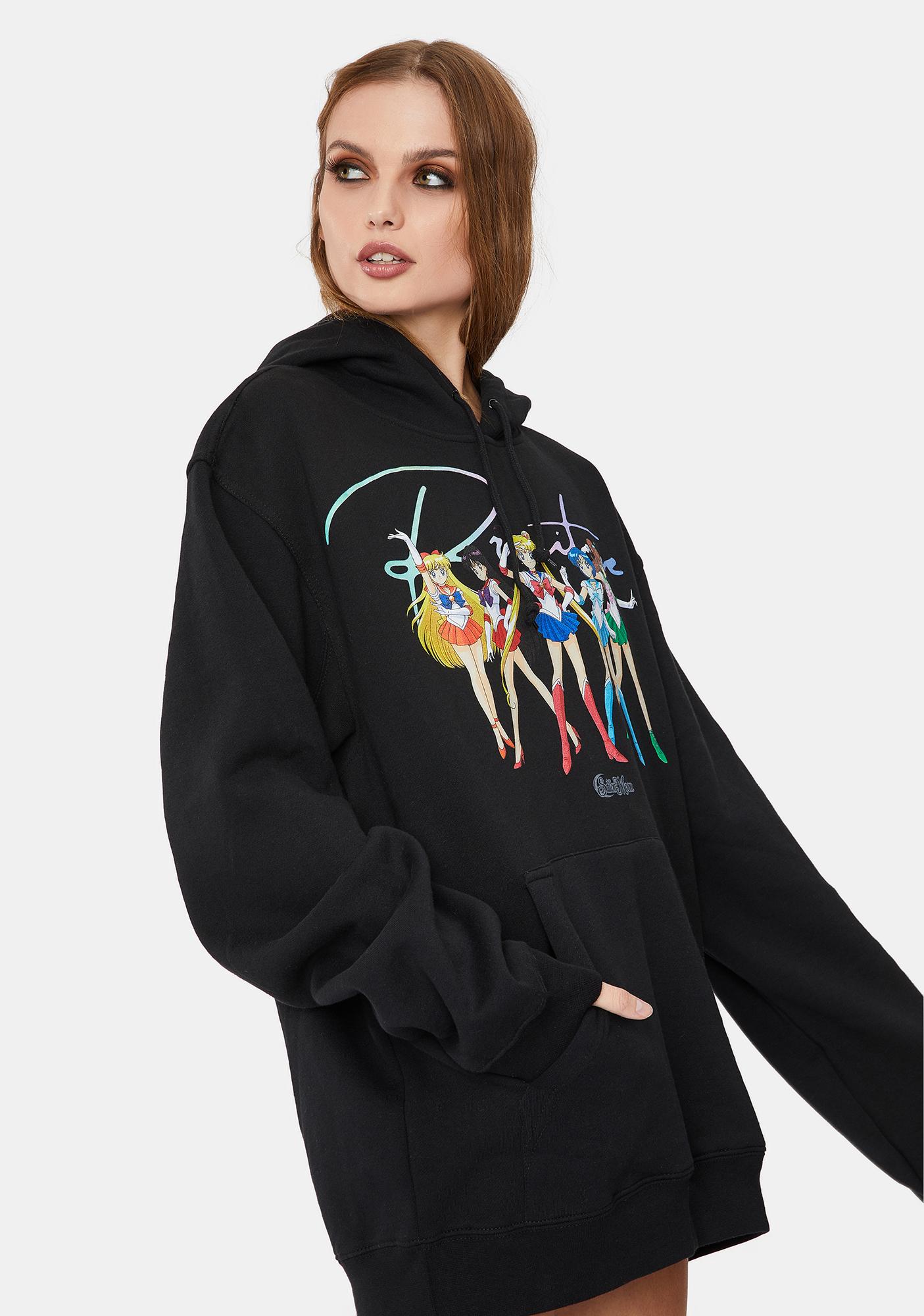 sailor moon hoodie plus size