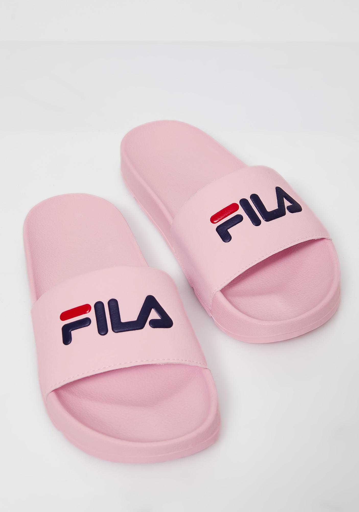 fila fluffy slides