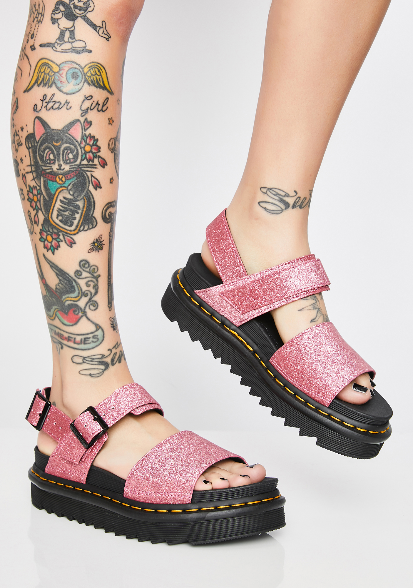 voss fine glitter dr martens