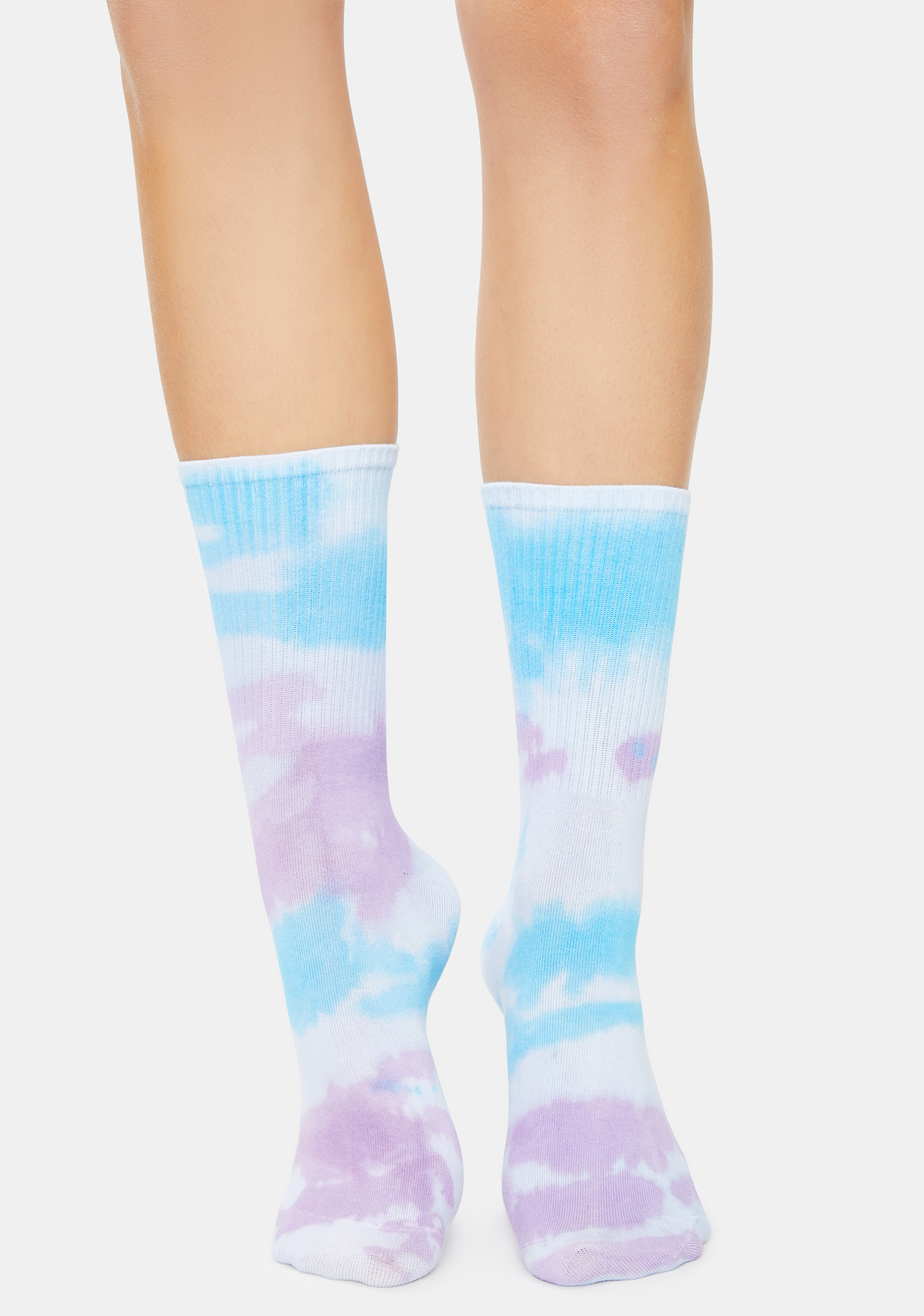 pastel tie dye socks