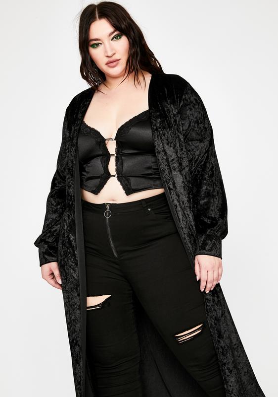 long sleeve maxi duster