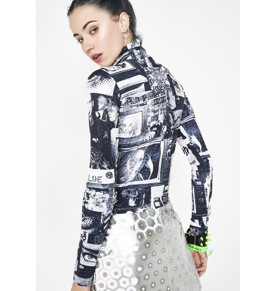 static ls mock neck