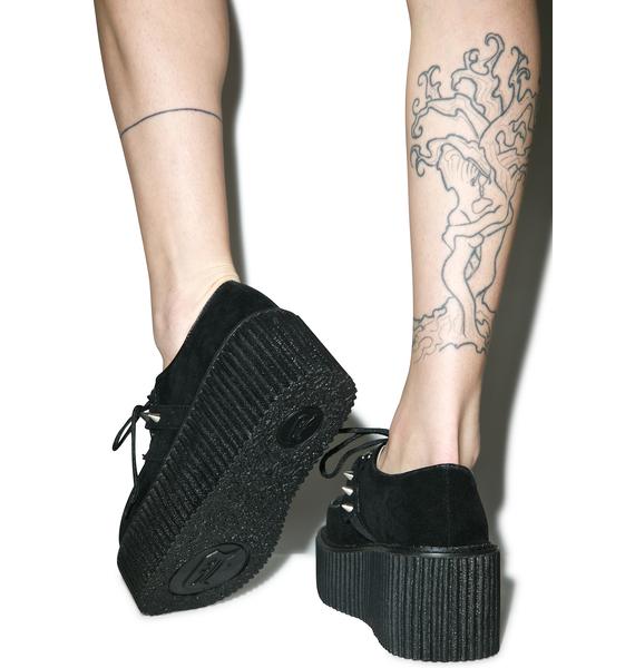 Demonia Brokenhearted Creepers Dolls Kill