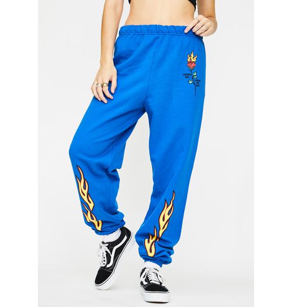 royal blue sweatpants womens