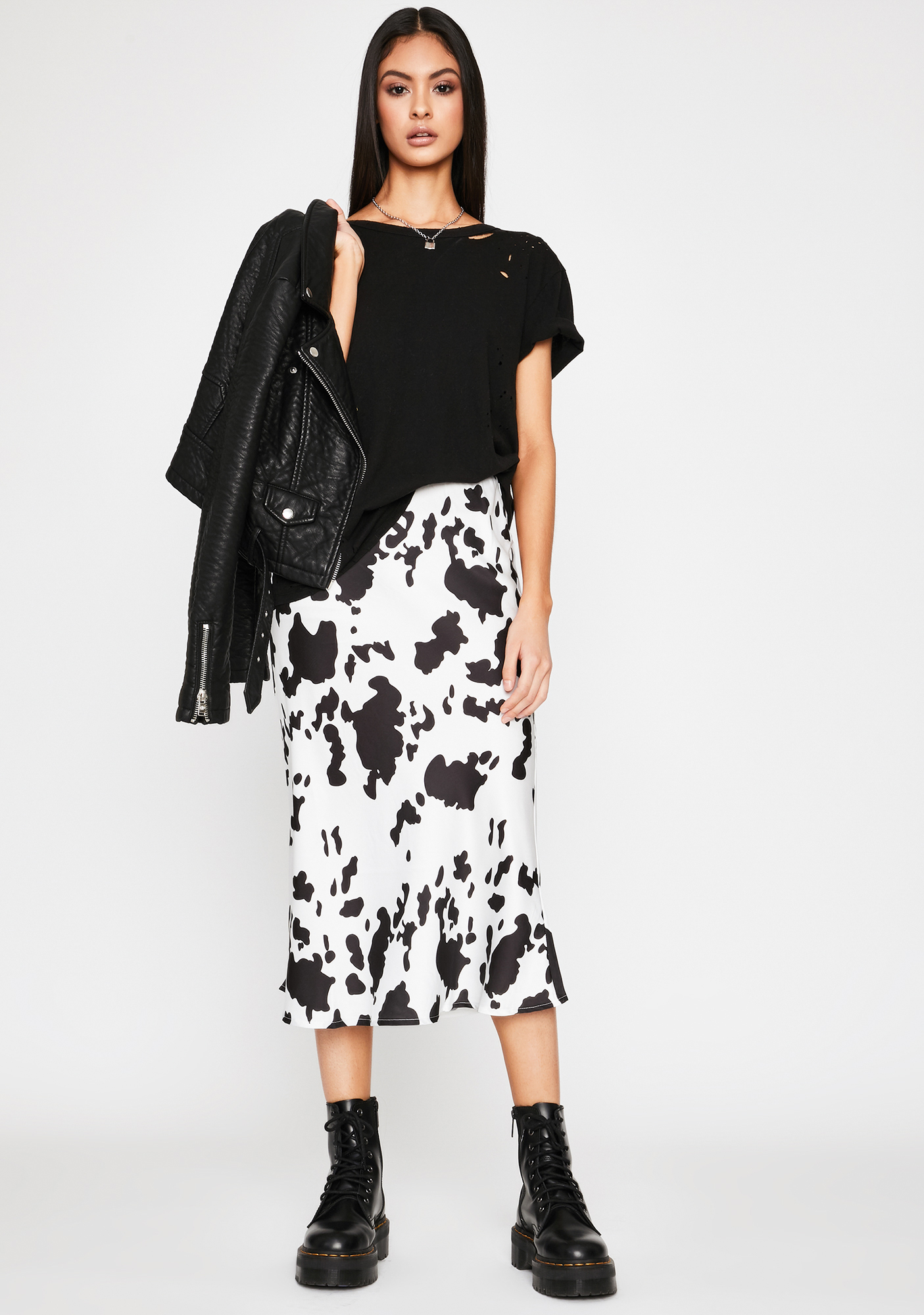dollskill cow skirt