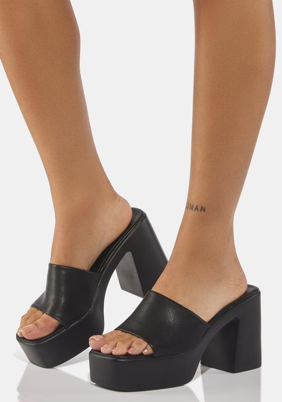 platform mule heels