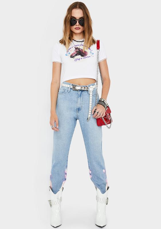 just black denim mom jeans