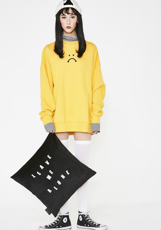 lazy oaf yellow sweatshirt