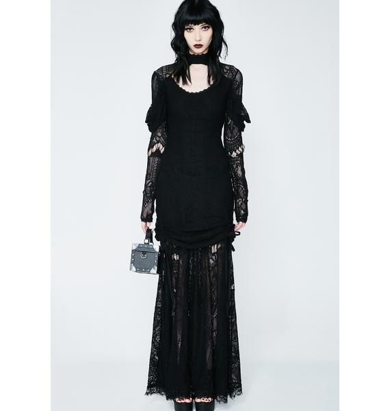 Killstar Morte Mistress Maxi Dress Dolls Kill