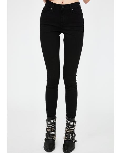 Black Curvy Skinny Jeans