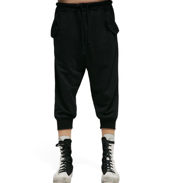 mens skinny cropped joggers