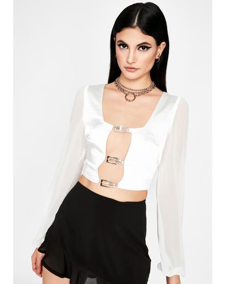 Runaway Hearts Buckle Top