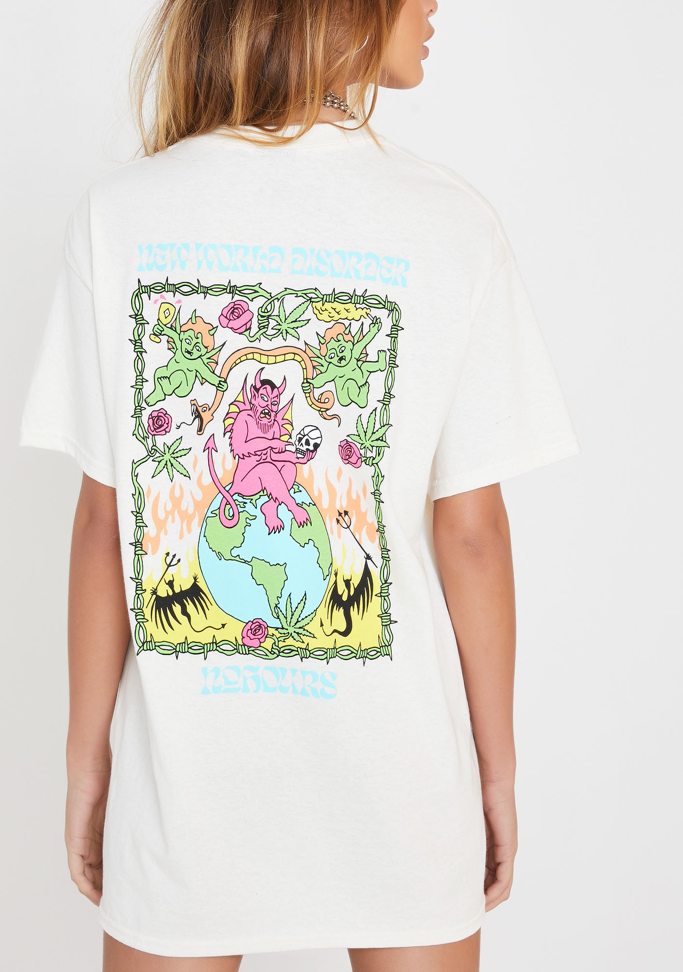 No Hours Disconnect Graphic Tee | Dolls Kill